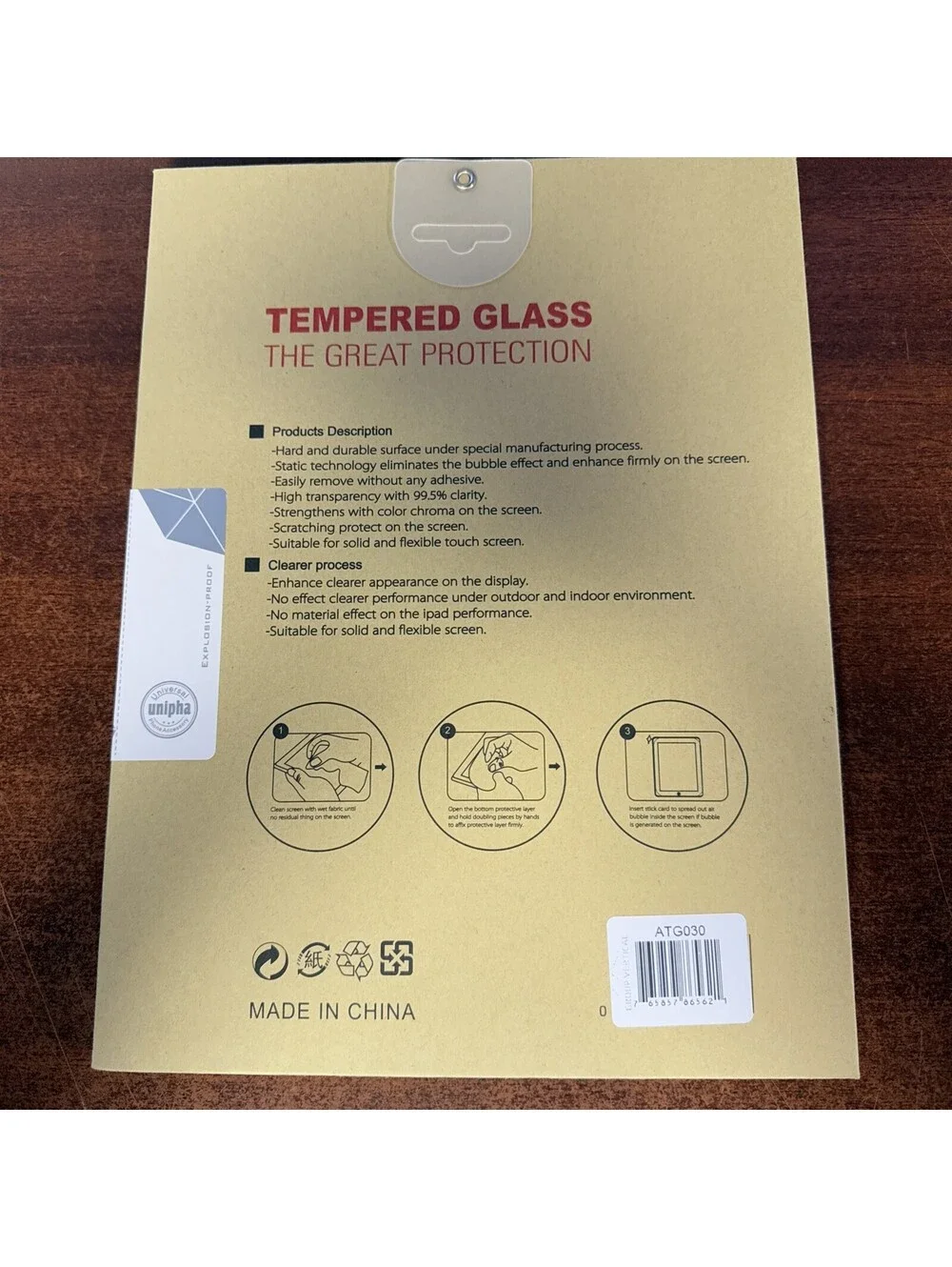 glass screen pro premium tempered ipad 1/2 9.7 inch